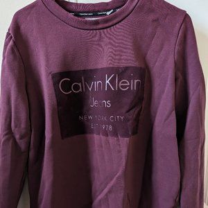 Calvin Klein Burgundy Sweatshirt